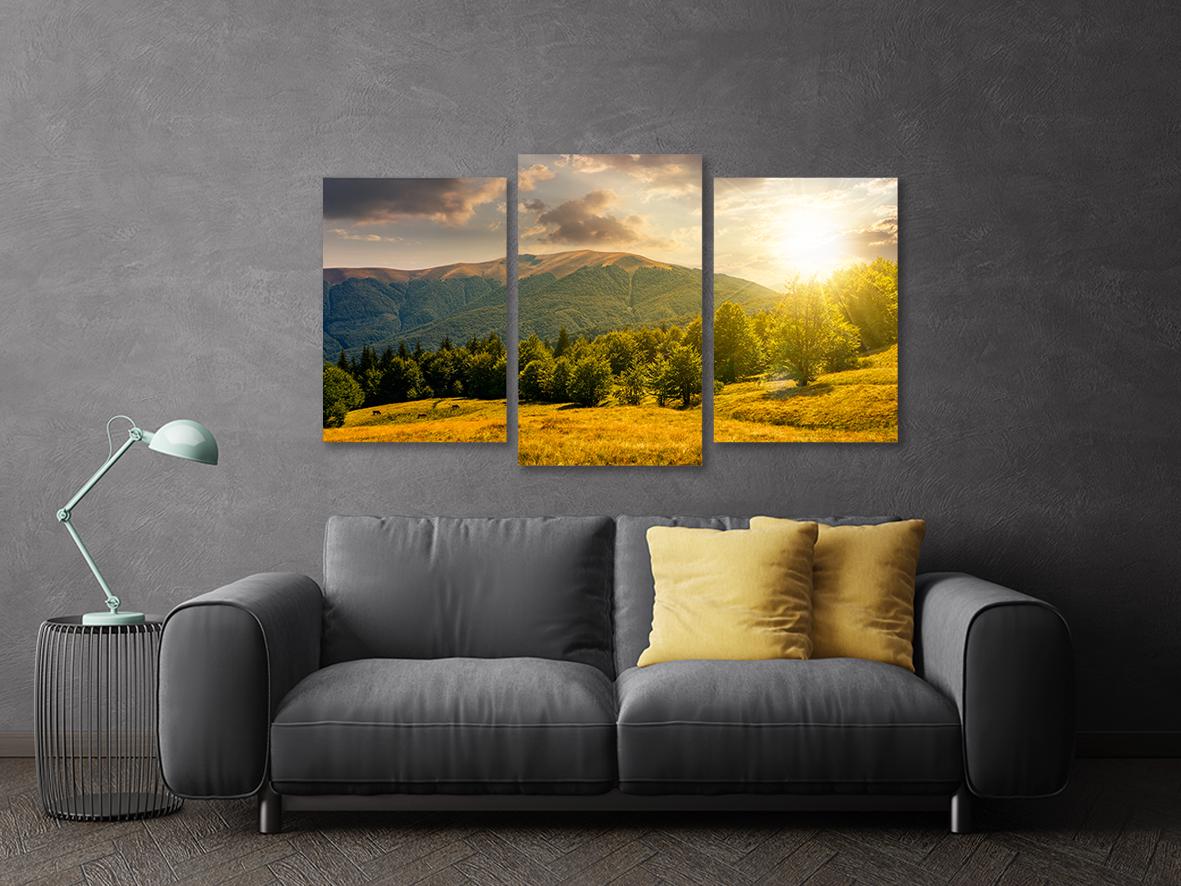 Картина модульная в гостиную/спальню Природа 70х130 см (Art-712_3) - фото 3 Картина модульная в гостиную/спальню Природа 70х130 см (Art-712_3) - фото 3