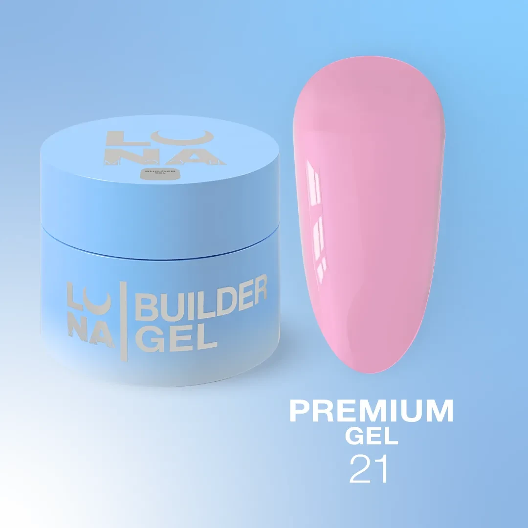 Гель Luna Moon Premium Gel №21 50 мл Нодовый розовый