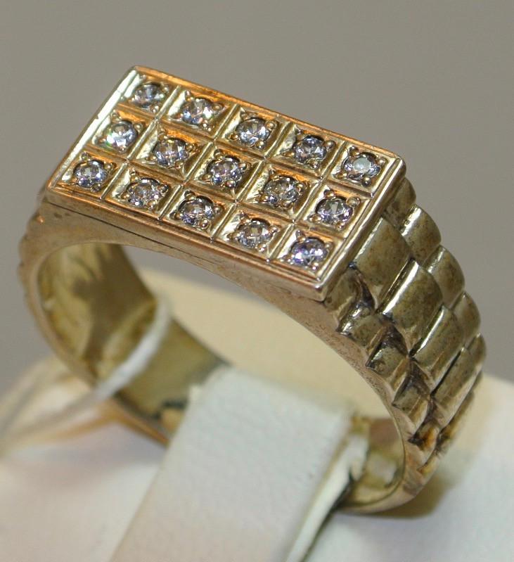 Кольцо из серебра с фианитом р. 18,5 (21 01850314 1) - фото 3 Кольцо из серебра с фианитом р. 18,5 (21 01850314 1) - фото 3