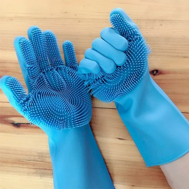 Перчатки для мытья посуды Better Glove EL-1313 силиконовые - фото 2