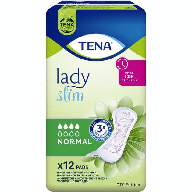 Урологічні прокладки жіночі TENA Lady Slim Normal 4 краплі 12 шт. (000006337) - фото 2 Урологічні прокладки жіночі TENA Lady Slim Normal 4 краплі 12 шт. (000006337) - фото 2