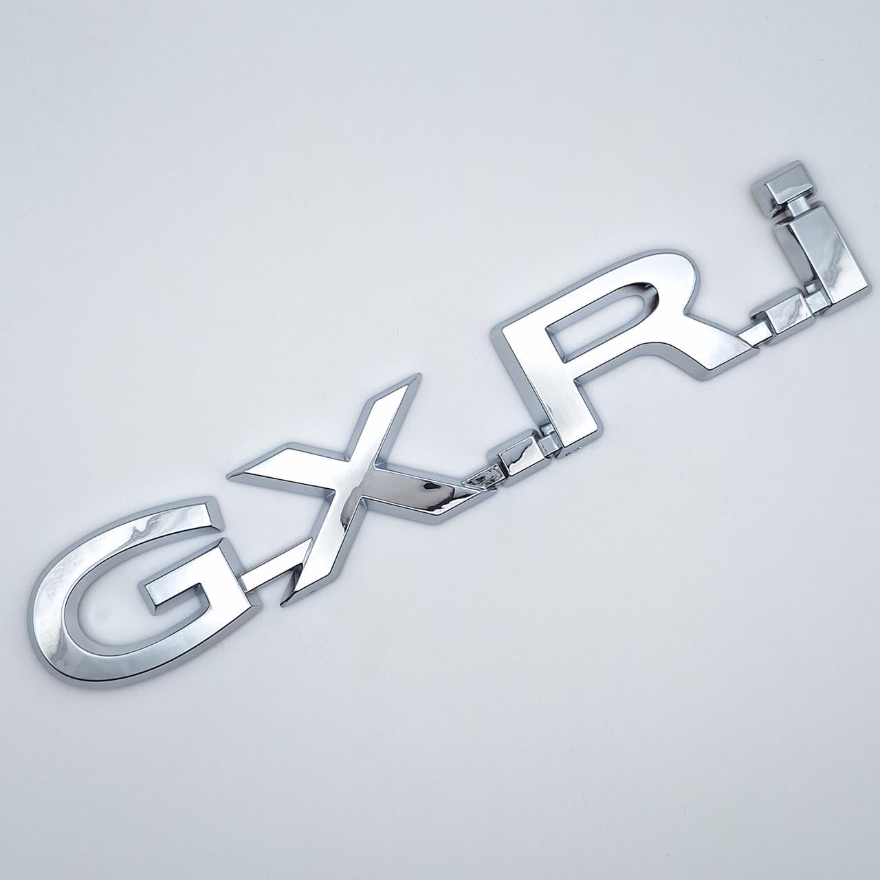 Эмблема надпись GX,R,i Toyota Land Cruiser ABS 18,7х3 см Хром глянцевый (2457883795)