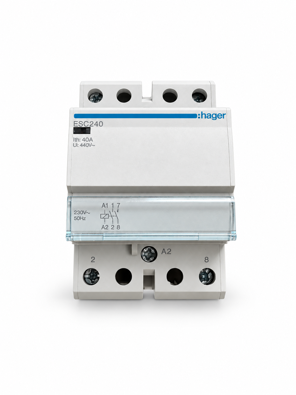 Контактор модульный 40A 2НВ 230В Hager ESC240