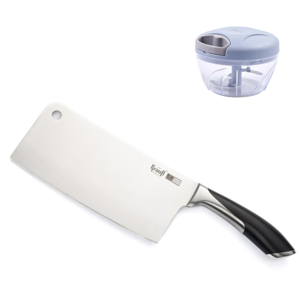 Топорик кухонный Krauff Luxus 17,7 см с многофункциональным измельчителем Krauff (55-333-457) Топорик кухонный Krauff Luxus 17,7 см с многофункциональным измельчителем Krauff (55-333-457)