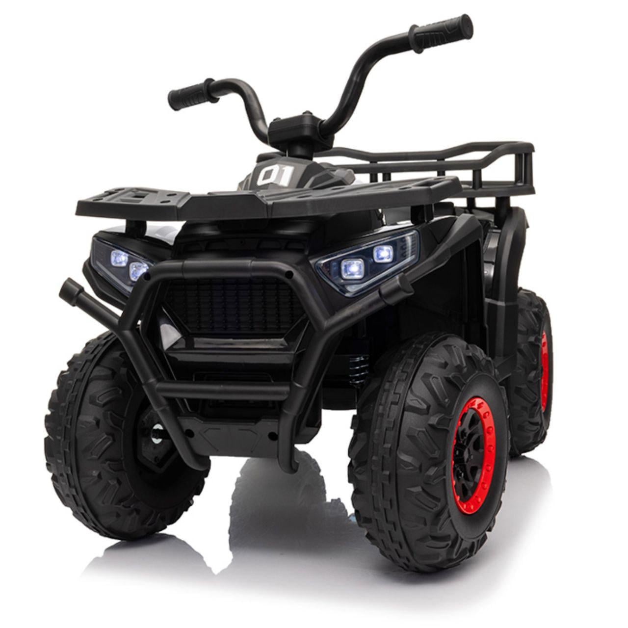 Детский электроквадроцикл Bambi Racer M 6127EBLR-2 24V с кожаным сиденьем/EVA-колесами/Bluetooth (26137707)