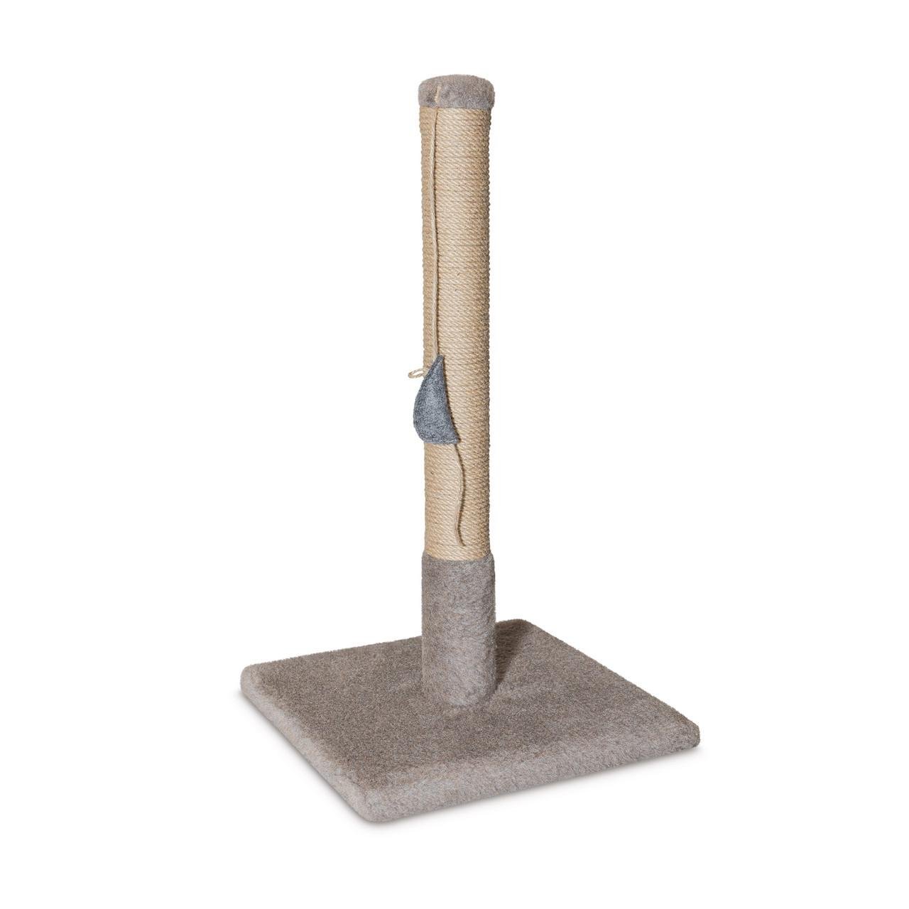 Дряпка Природа Мімі джут штучне хутро 36x36x64 см Капучино (PR242523)