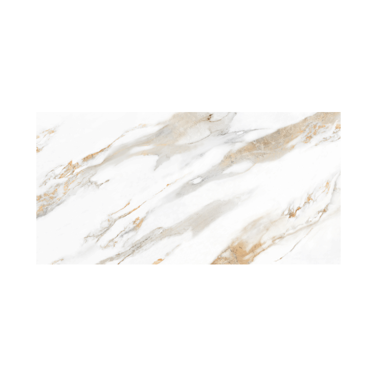 Керамогранітна плитка InterCerama Calacatta Gold 60x120 см Сірий (120603507154)