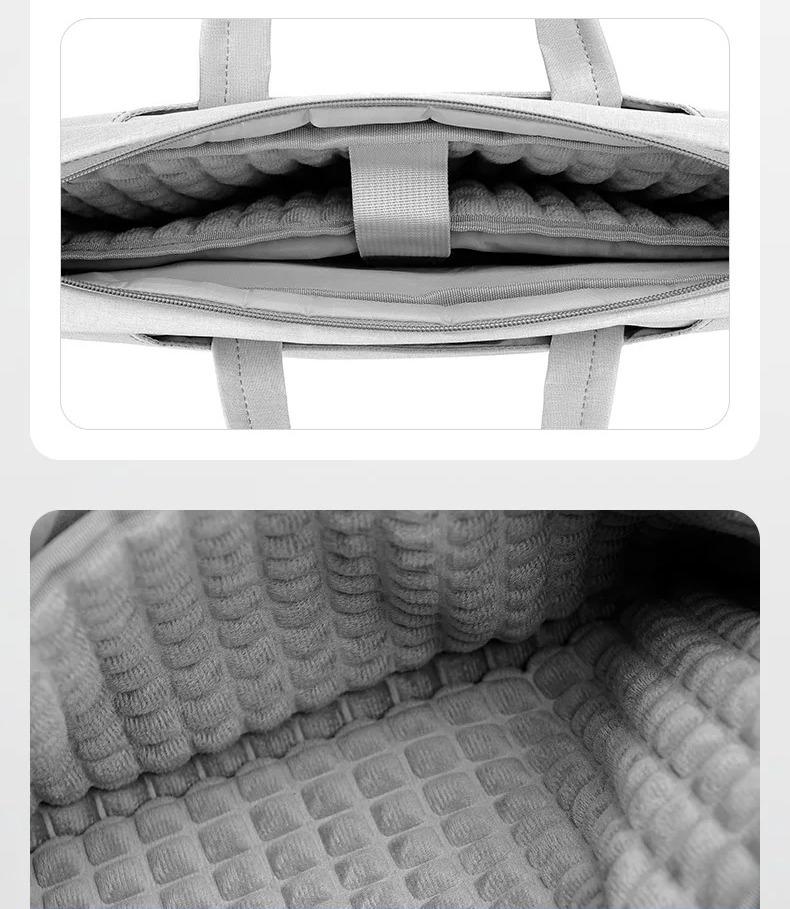 Сумка для ноутбука 17-17,3" протиударна велика Сіра (IBN048S) - фото 5