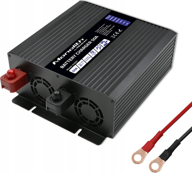 Зарядний пристрій для акумуляторів QOLTEC LiFePO4 AGM GEL SLA 50A 12V - фото 3 Зарядний пристрій для акумуляторів QOLTEC LiFePO4 AGM GEL SLA 50A 12V - фото 3