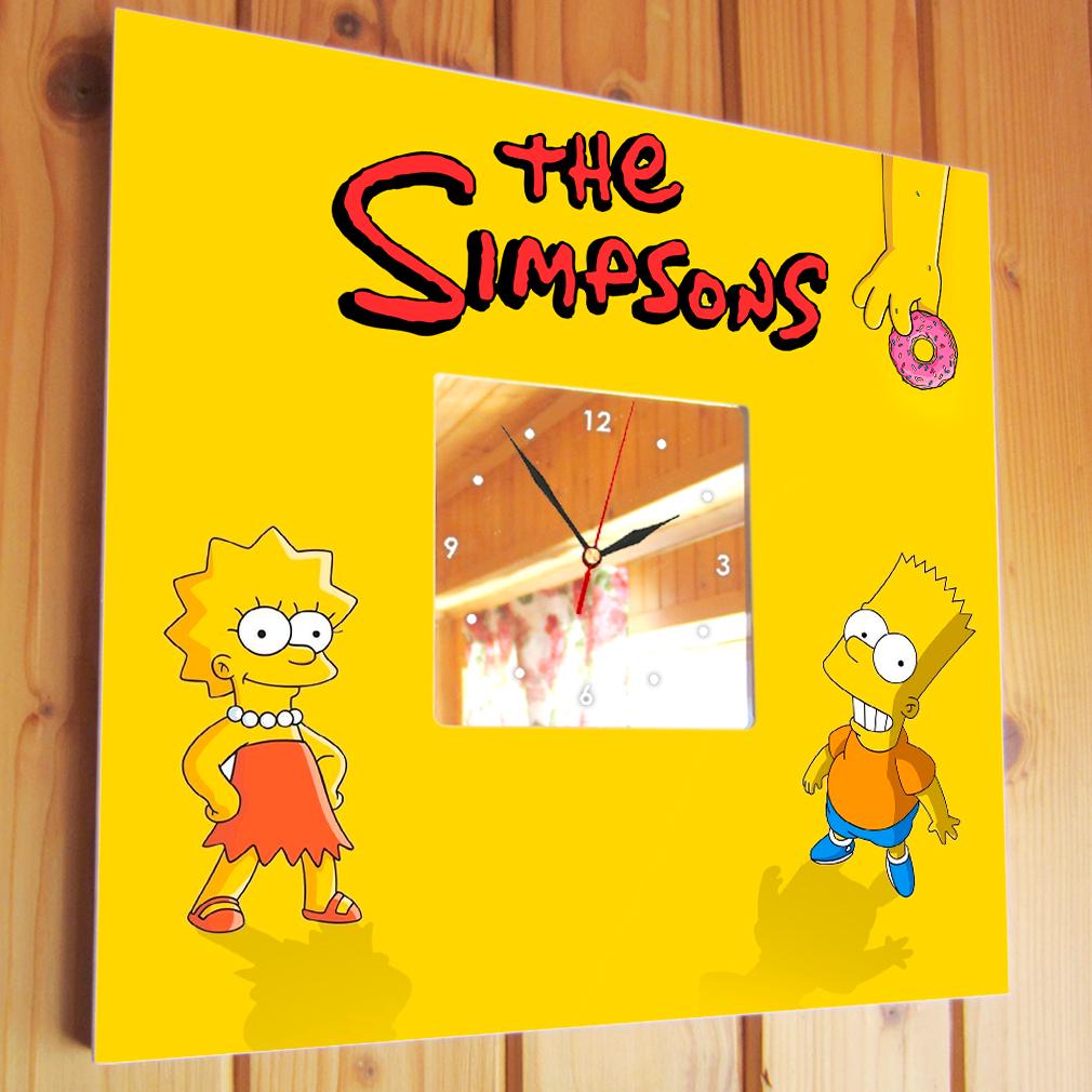 Годинник Герої мультфільму "The Simpsons" 260x260 мм (C00885) - фото 2