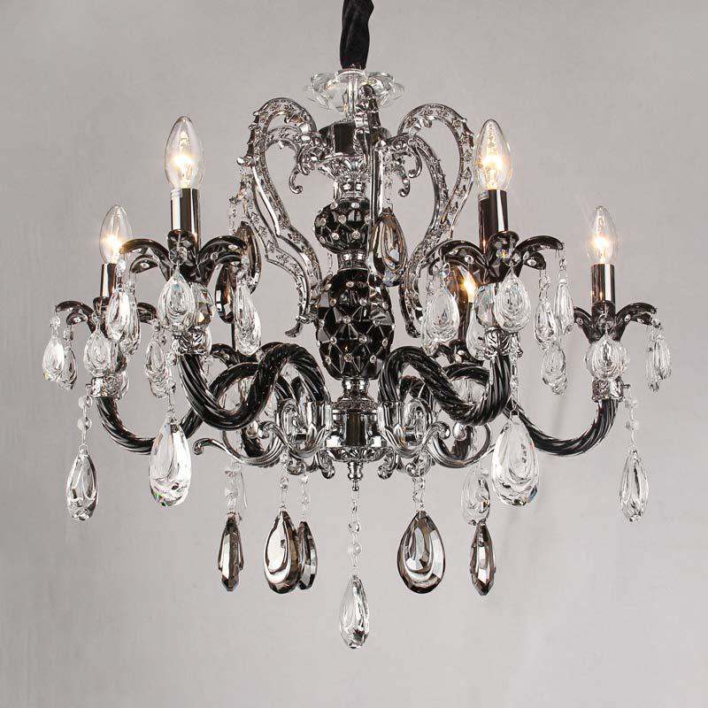 Люстра подвесная свечи Light House ES-15545/6 Черный (9314) Люстра подвесная свечи Light House ES-15545/6 Черный (9314)