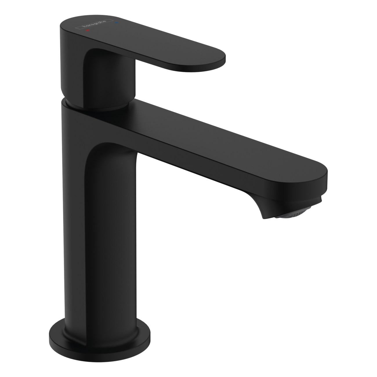 Смеситель для раковины Hansgrohe Rebris S 110 однорычажный Черный матовый (72517670)