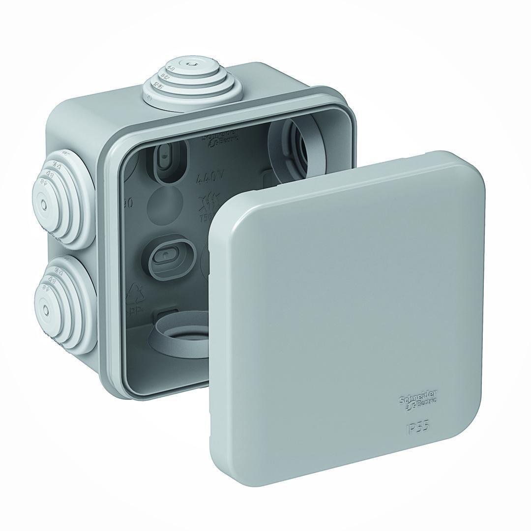 Розподільча коробка накладна Schneider Electric 100x100x50 IP55 (28679365)