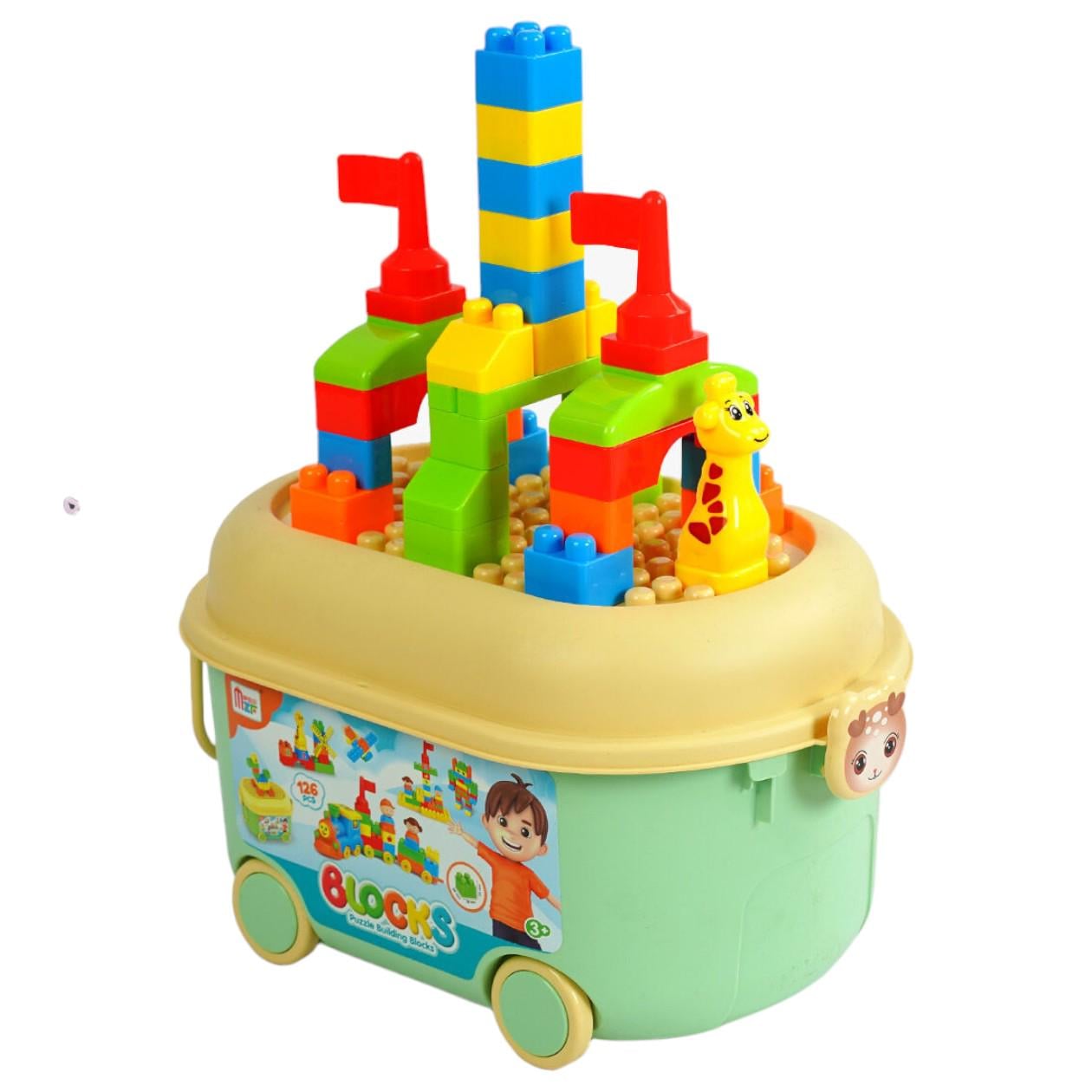 Конструктор 3832 набір 126 елементів з наклейками у валізі Конструктор 3832 набір 126 елементів з наклейками у валізі