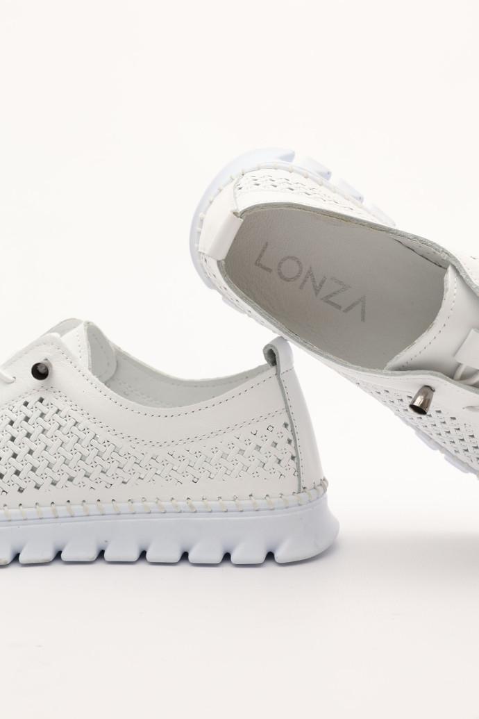 Мокасини жіночі LONZA шкіряні р. 38 Білий (194813) - фото 5 Мокасини жіночі LONZA шкіряні р. 38 Білий (194813) - фото 5