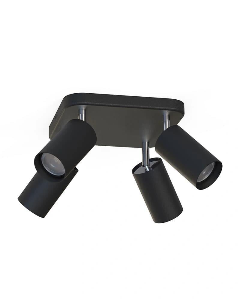 Светильник-спот поворотный Nowodvorski 6022 Eye Spot GU10 4x10W IP20 Черный (28689095)