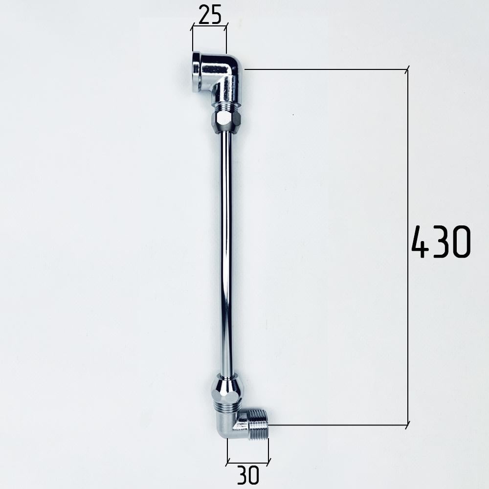 Підводка гнучка Flexy S-подібна мідна ВЗ 40 см 1/2" d 10 мм Хром (24767991) - фото 6 Підводка гнучка Flexy S-подібна мідна ВЗ 40 см 1/2" d 10 мм Хром (24767991) - фото 6