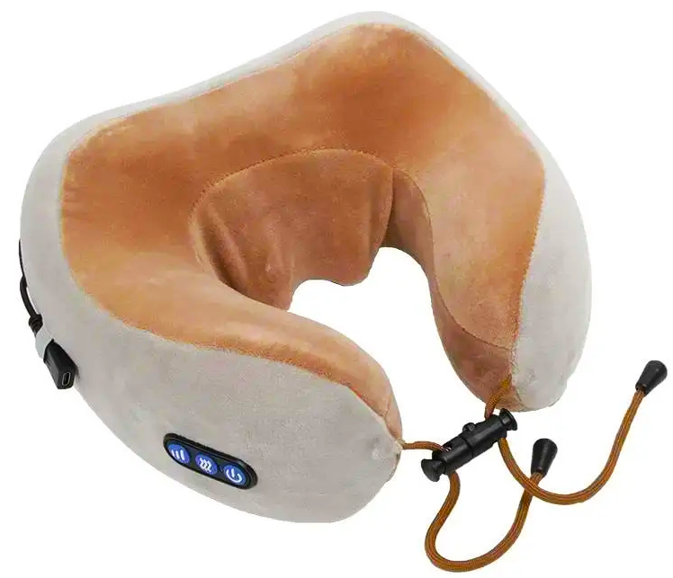 Подушка массажная для шеи U-shaped Massage Pillow с аккумулятором (27388163) Подушка массажная для шеи U-shaped Massage Pillow с аккумулятором (27388163)