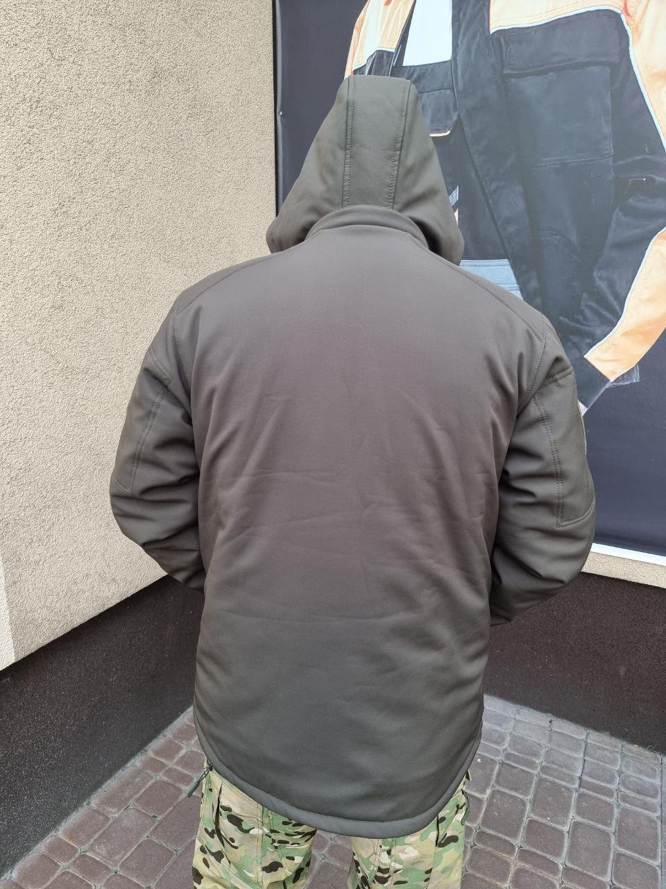 Зимняя куртка Hardshell XL Олива (MR56324) - фото 4 Зимняя куртка Hardshell XL Олива (MR56324) - фото 4