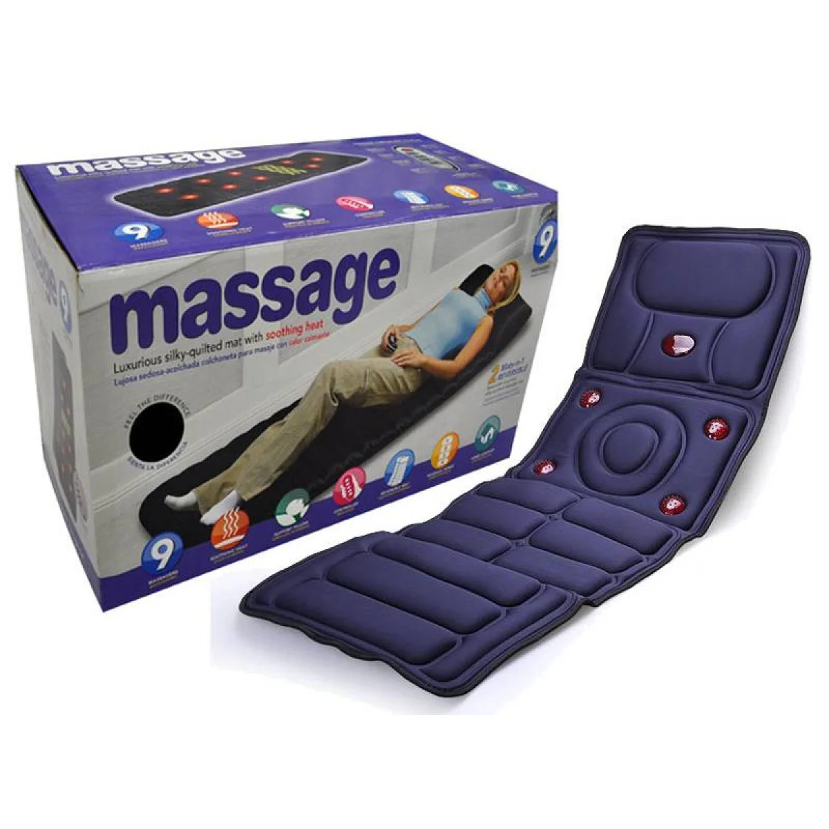 Матрац масажний XPRO RELAX Massage Mat з пультом (193570091_2695)