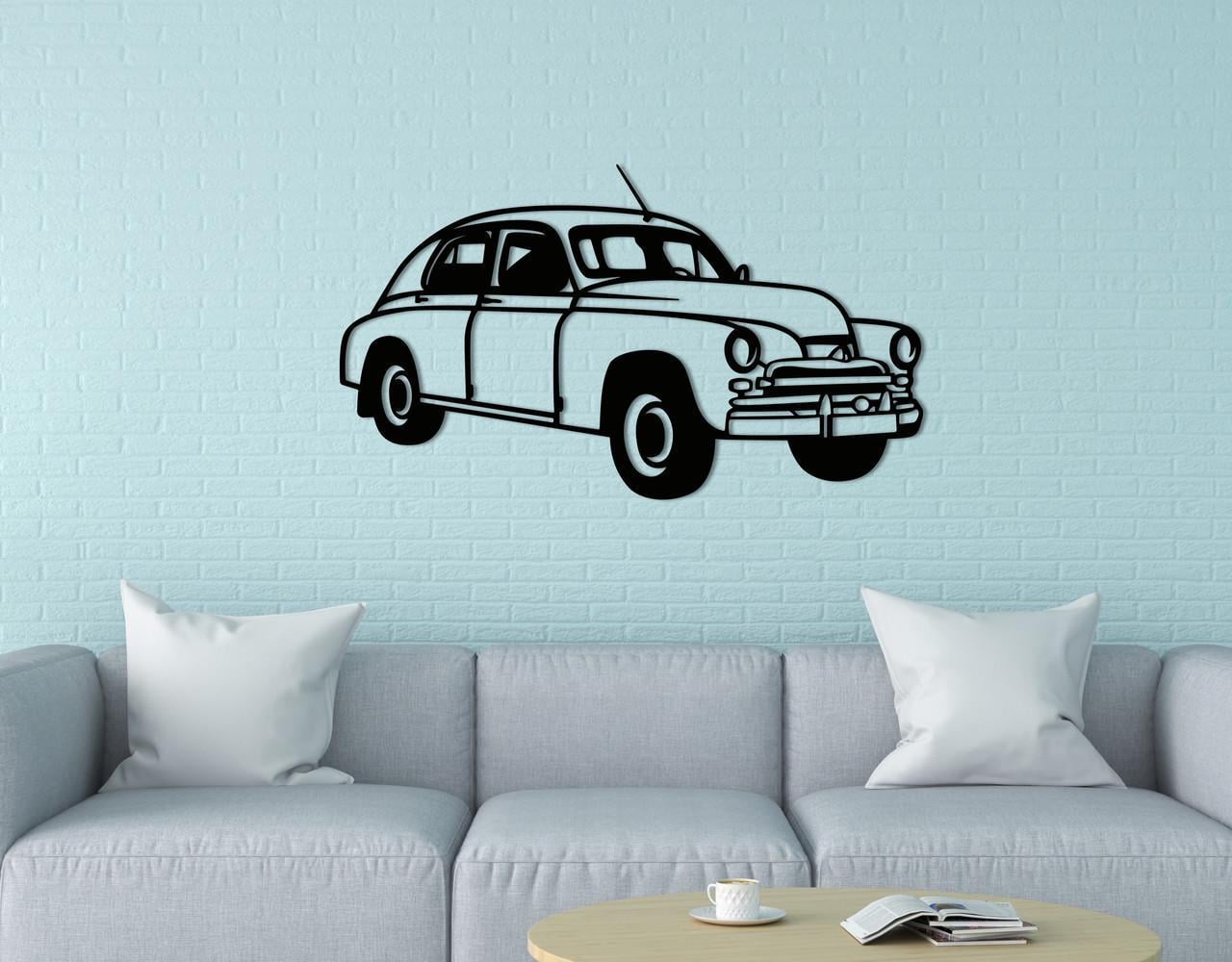 Декоративное панно на стену Upwood Decor Auto 70х121,1 см Black (1584268150)