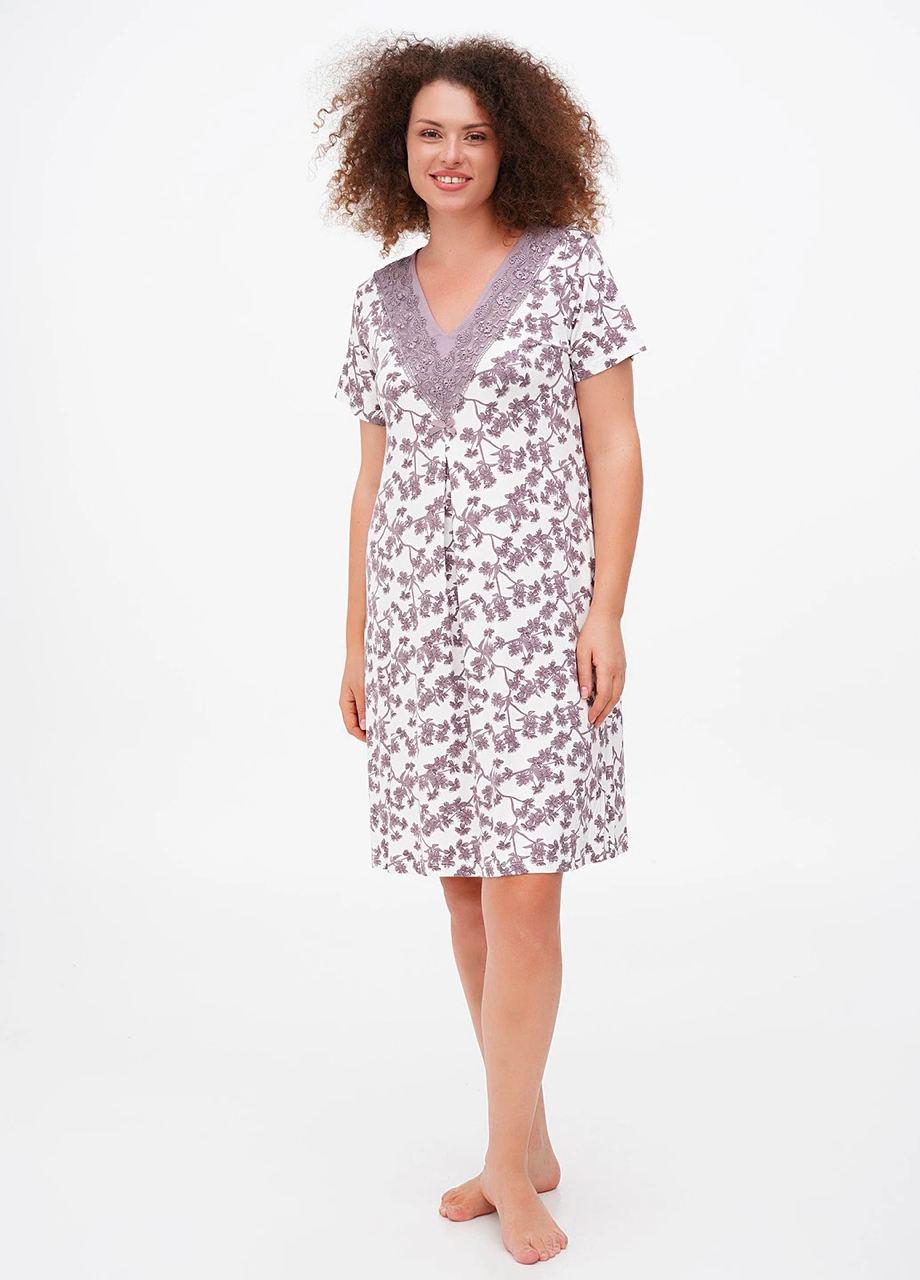 Ночная рубашка женская Cotpark 3XL Молочный (14398455)