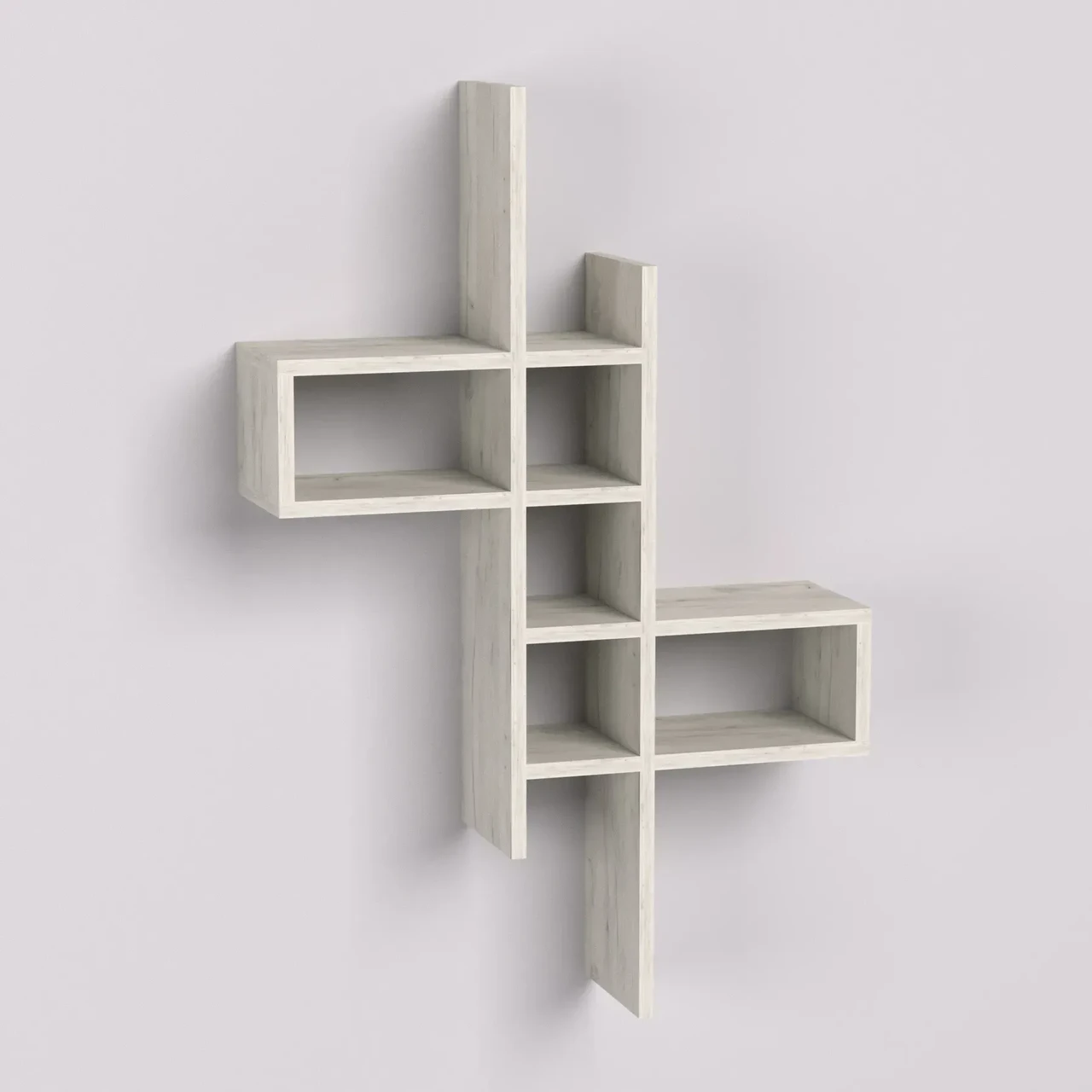 Полиця навісна Kontinent П-2 63х18х96 см Дуб Крафт Білий (52719250) - фото 1 Полиця навісна Kontinent П-2 63х18х96 см Дуб Крафт Білий (52719250) - фото 1