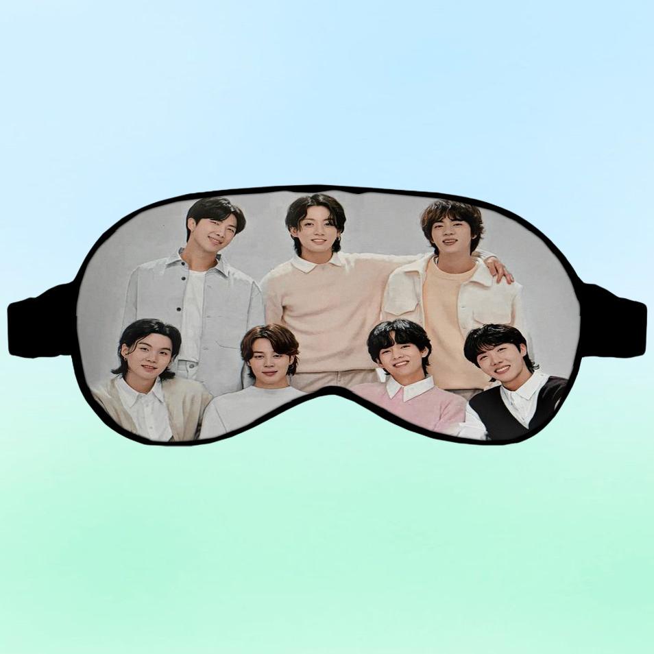 Маска для сна с принтом K-Pop BTS №005 Черный (23734358) - фото 1 Маска для сна с принтом K-Pop BTS №005 Черный (23734358) - фото 1