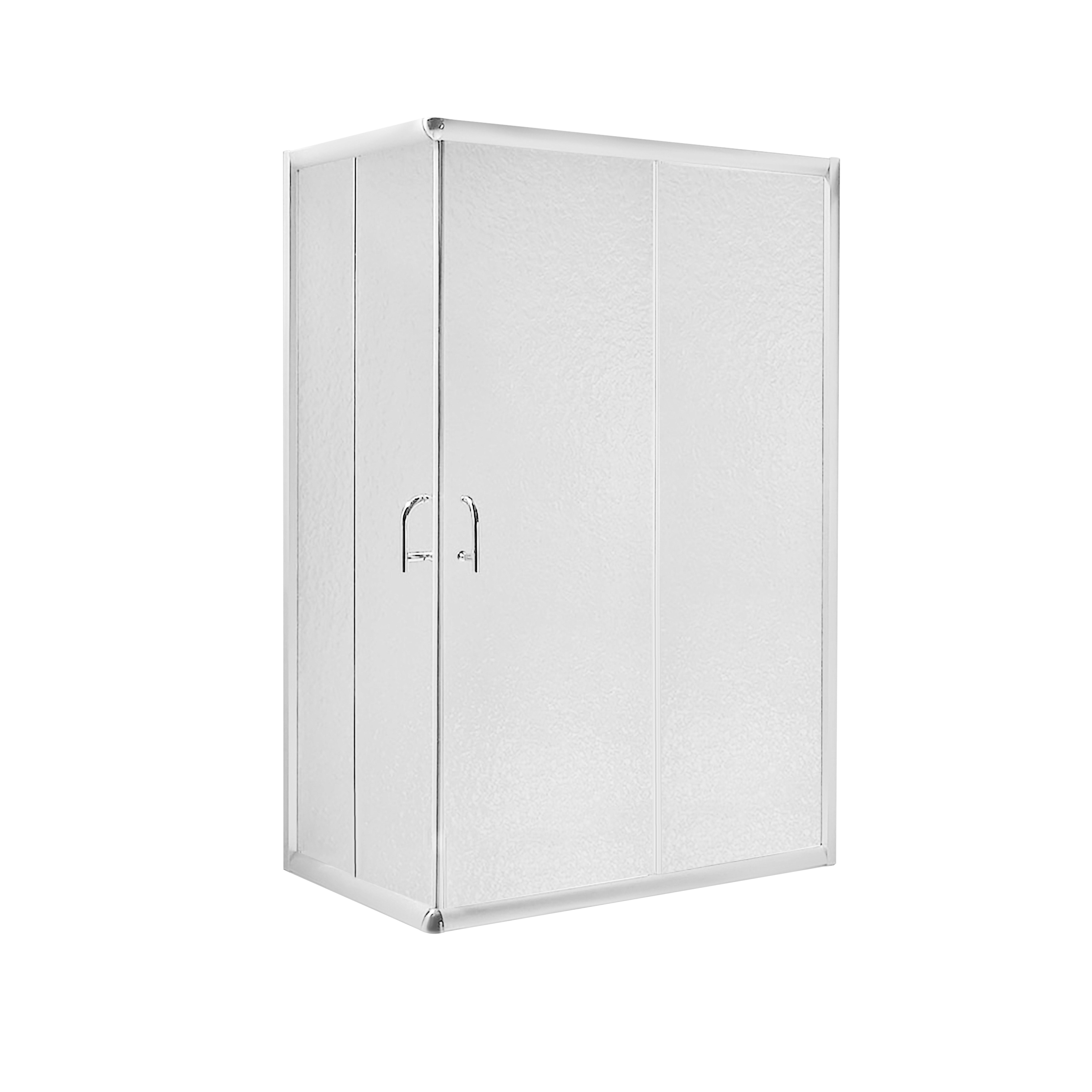 Душова кабіна Lidz Wawel SC100x80.SAT.LOW.FR скло Frost 5 мм без піддона
