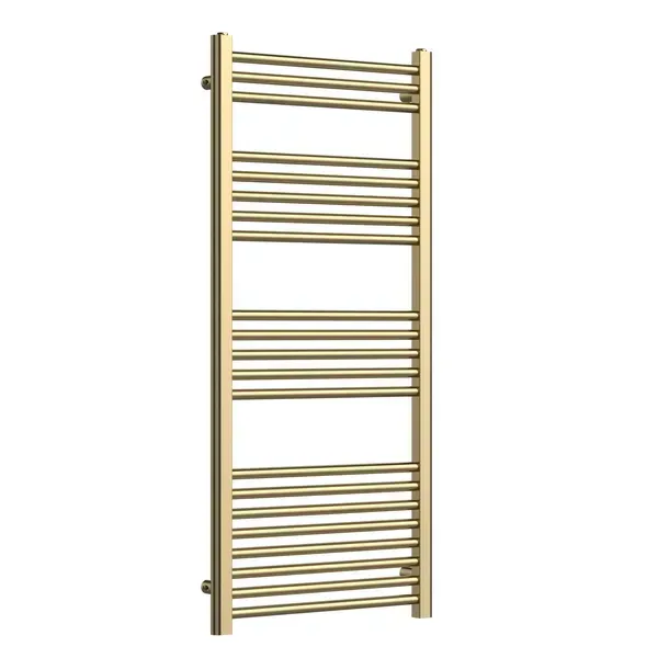 Полотенцесушитель водяной Siena Brushed 1200x550 мм Gold (RR-CN12000500G)