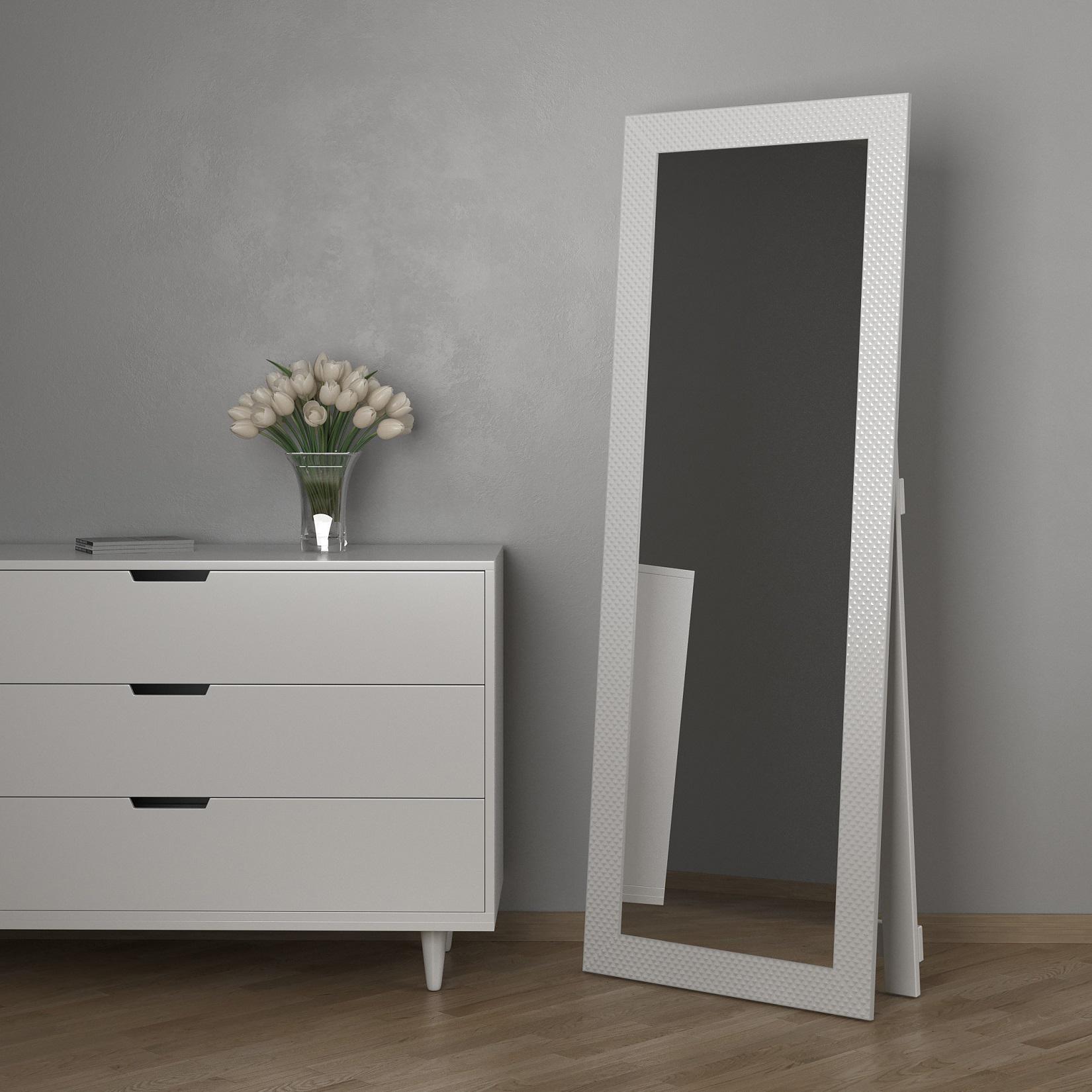 Зеркало напольное Black Mirror 186х76 Белый (8518В-64SW)