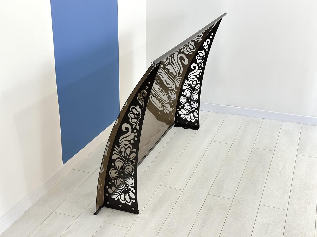 Навес-козырек Prime Цветы 2 поликарбонат монолитный 3 мм 150х100 см (30424052) - фото 7 Навес-козырек Prime Цветы 2 поликарбонат монолитный 3 мм 150х100 см (30424052) - фото 7