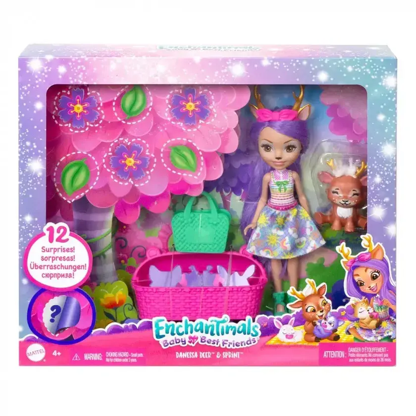 Лялька Enchantimals Baby best friends Олениця Дениса та Твіст (21591035)