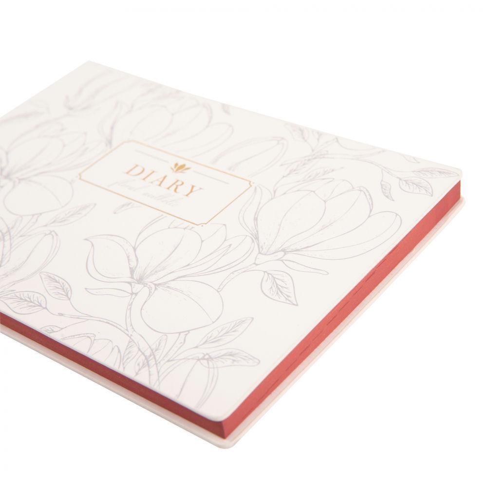 Еженедельник карманный 2025 Leo Planner Magnolia 100x150 мм 128 стр. Белый (252568) - фото 2