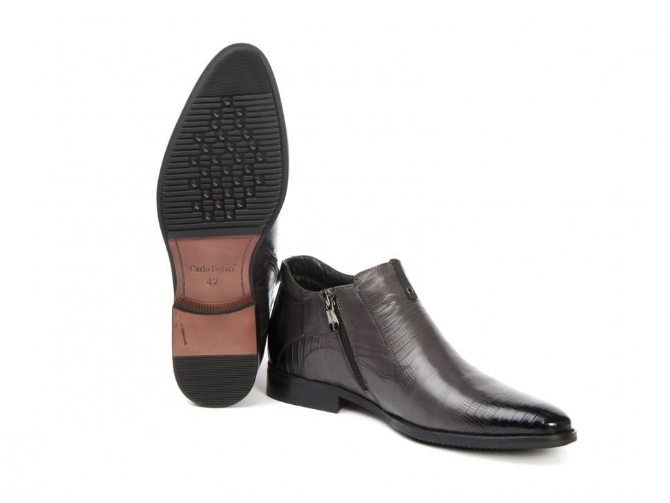 Ботинки Carlo Delari 714 4209-Б р. 42 Серый (6075) - фото 2 Ботинки Carlo Delari 714 4209-Б р. 42 Серый (6075) - фото 2