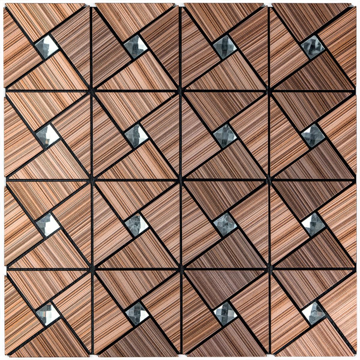 Плитка самоклеящаяся алюминиевая 300x300x3 мм (SW-00001927)