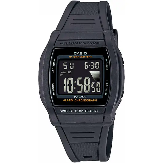 Годинник чоловічий Casio W-201-1B