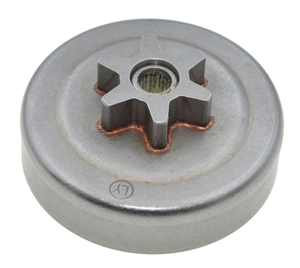 Чашка сцепления бензопилы OleoMac GS35C код 50240214R d63х66 d вн 8,5 6-з прямо h27