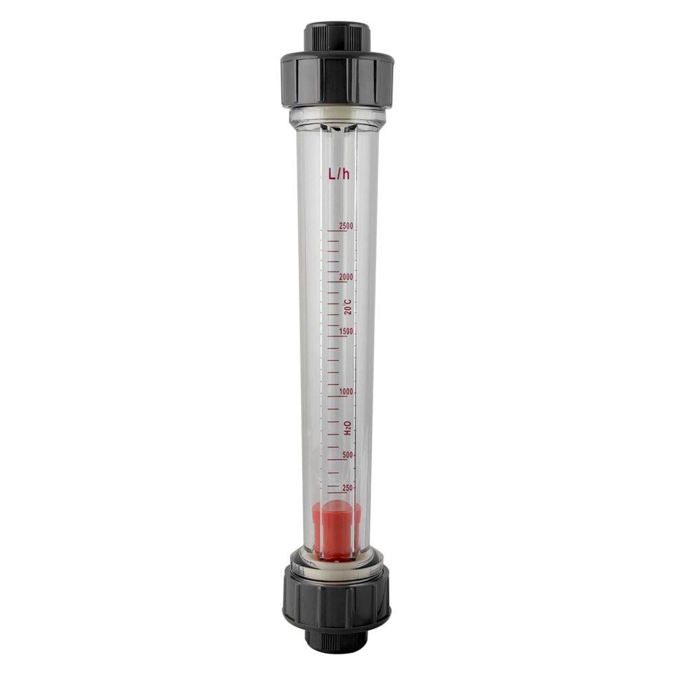 Ротаметр длинный трубного типа Raifil LZS-25 250-2500 L/H 3/4" резьбовое соединение (66778802730)