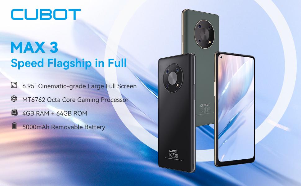 Смартфон Cubot MAX 3 4/64 Gb NFC Green - фото 6