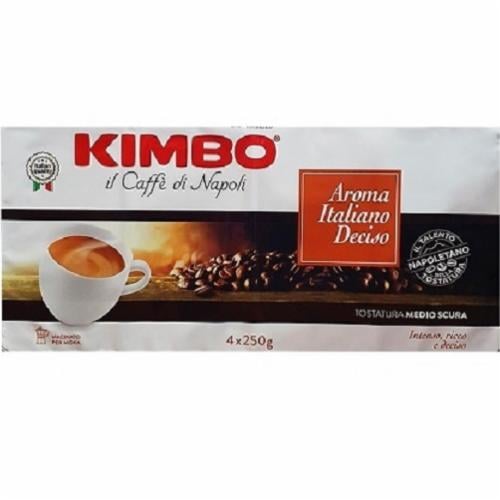 Кофе молотый Kimbo Aroma Italiano Deciso silver 4 шт. (01458)