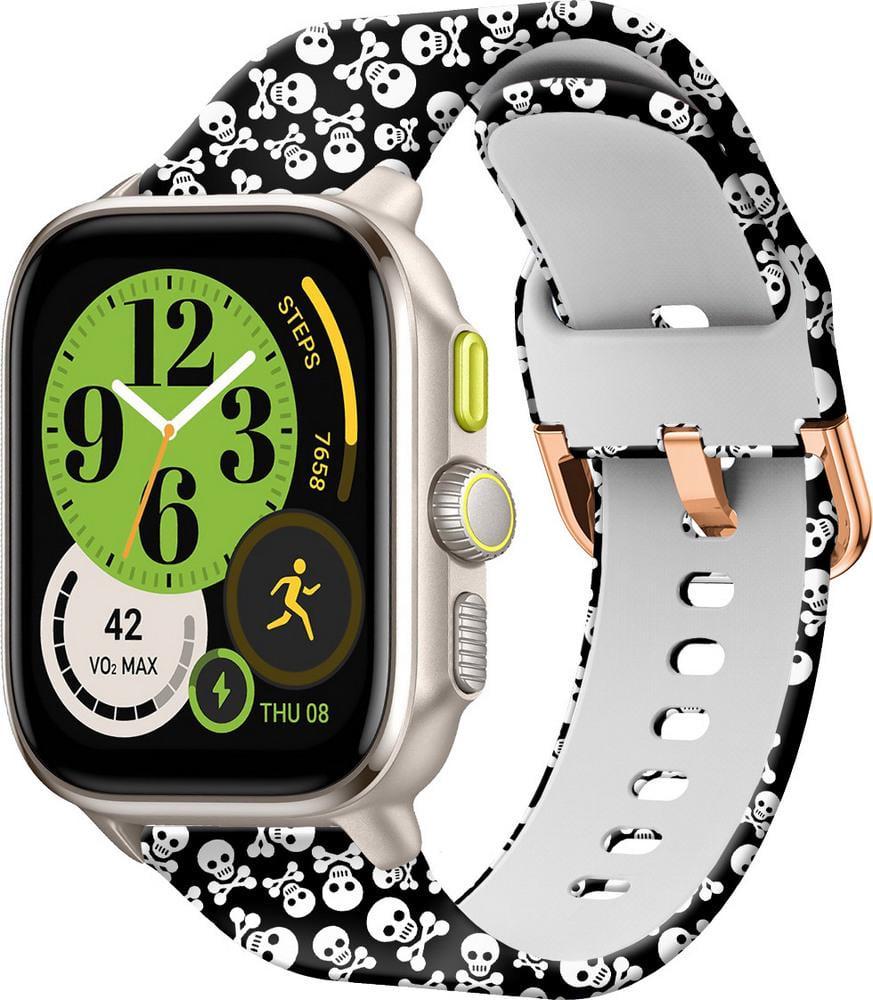 Ремешок Colorful для Amazfit Cheetah Square Skull Black (38519)