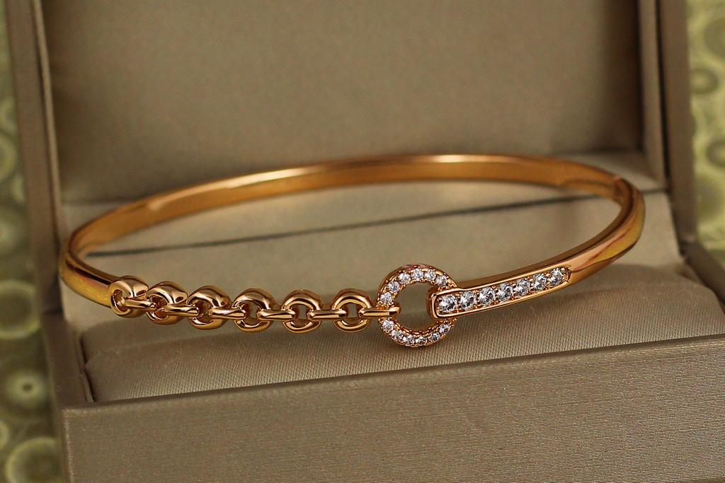 Браслет бенгл Xuping Jewelry Сушки 60 мм на руку от 17-19 см Золотистый (2388465250) Браслет бенгл Xuping Jewelry Сушки 60 мм на руку от 17-19 см Золотистый (2388465250)