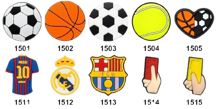 Джибитсы для кроксов Спортивный №10/1 10 шт. (2092689430)