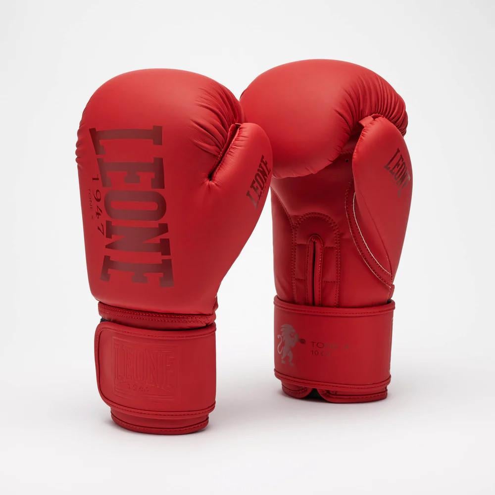 Боксерські рукавиці Leone GN058 TONEx10 унцій Red