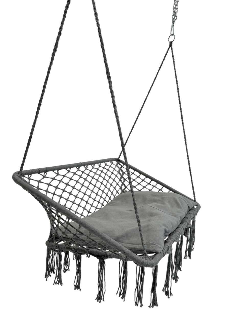 Качели WCG с подушкой двухместная 120 см Графитовый (QNSW09GR) - фото 4 Качели WCG с подушкой двухместная 120 см Графитовый (QNSW09GR) - фото 4