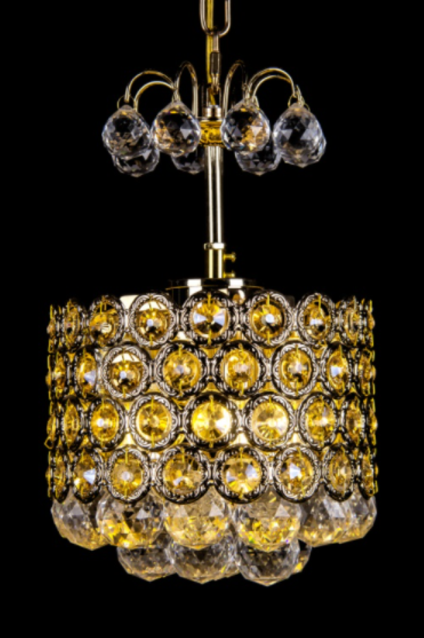 Хрустальная люстра L6183/270/3 Белый/Золото/Бежевый (AN000348)