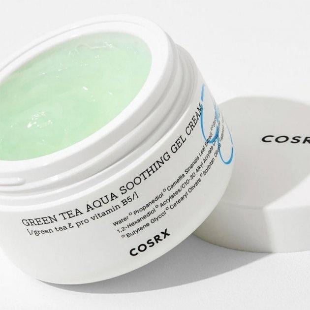 Гель-крем для лица Cosrx Hydrium Green Tea Aqua Soothing Gel Cream 50 мл (8809598450622) - фото 4