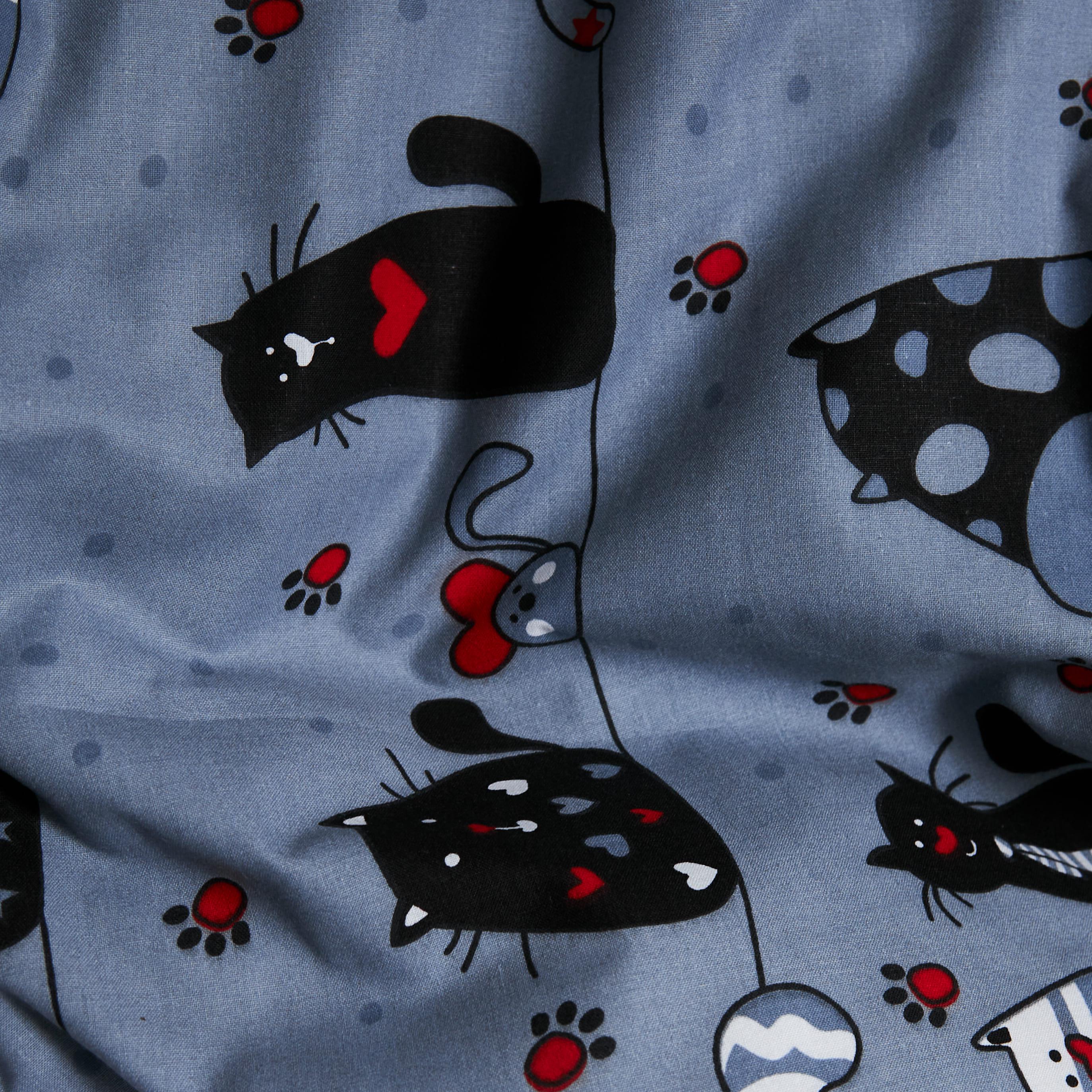 Набір наволочок Moon&Star Бязь Gold Люкс 50х70 см 2 шт. Feline Fun (MS-840000843) - фото 6