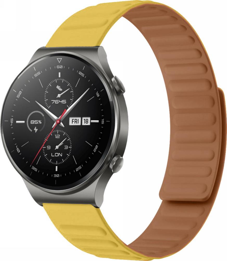 Ремінець Magneter для Huawei Watch GT 2 Pro Yellow (26656-0A) Ремінець Magneter для Huawei Watch GT 2 Pro Yellow (26656-0A)
